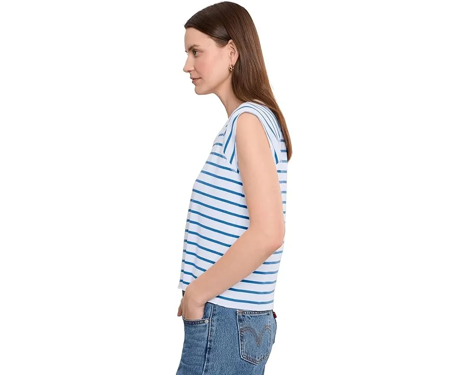 Lilla P Футболка с коротким рукавом и круглым вырезом в рубчатую полоску