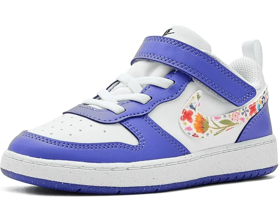 Кроссовки Nike Kids Court Borough Low FL для малышей на липучке