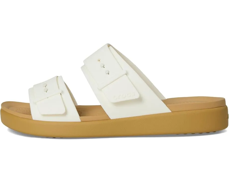 Босоножки Crocs Brooklyn Buckle Low Wedge на платформе