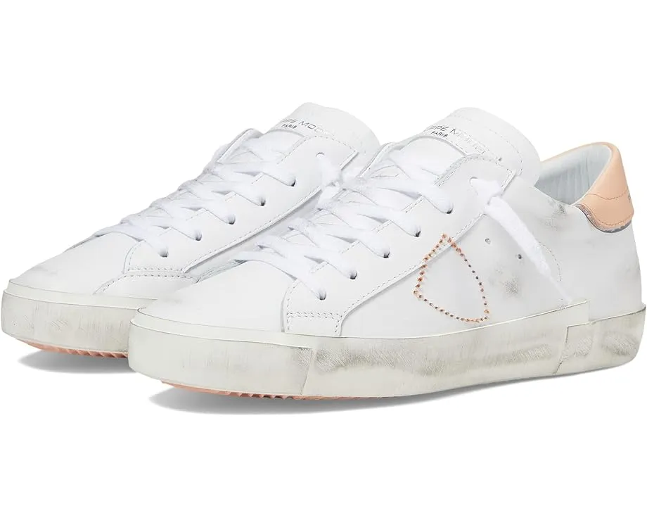 Кроссовки Philippe Model PRSX Low с принтом и уникальной подошвой