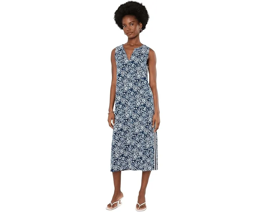 Платье NIC+ZOE Shibori Lilies Cora индиго мульти