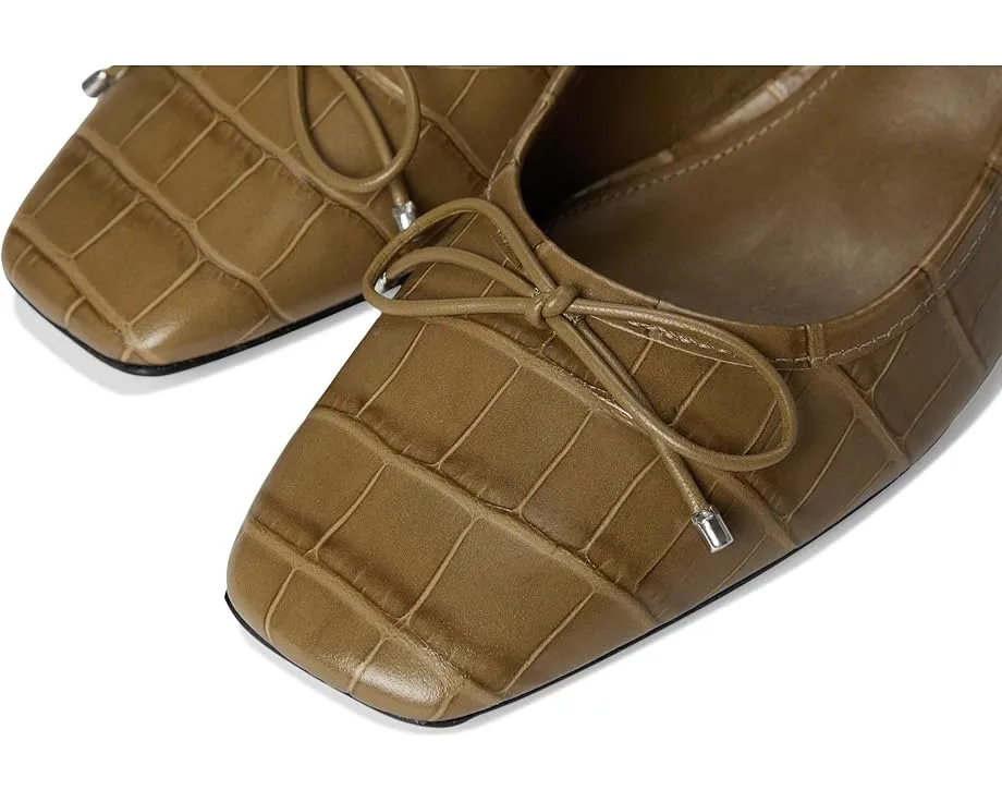 Туфли Schutz Arissa на устойчивом каблуке с квадратным носком и бантом