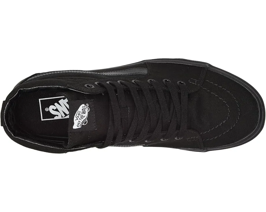 Высокие кроссовки Vans SK8-Hi с кожано-тканевым верхом и подошвой из каучука