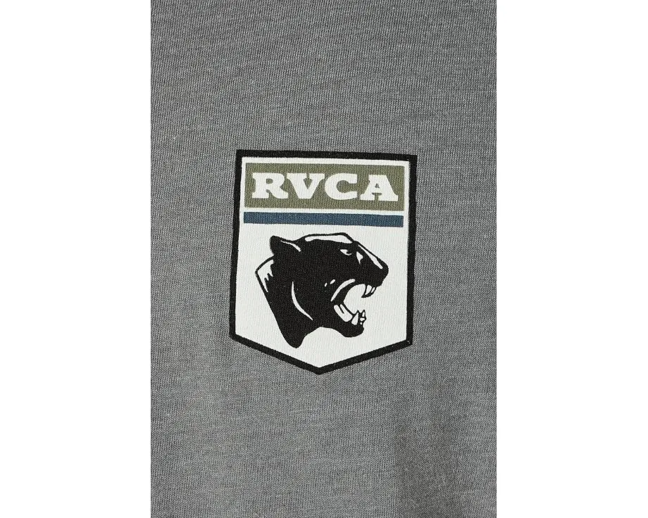 Футболка RVCA Pantero Short Sleeve с принтом и красной строчкой