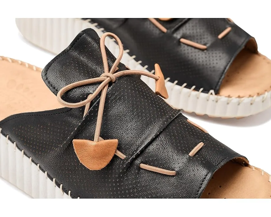 Сандалии Spring Step Nevelle на клине с эластичными шнурками