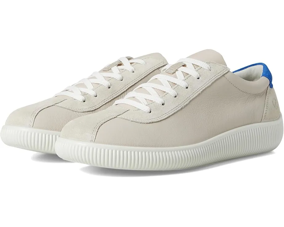 Кроссовки ECCO Soft Zero Lace Up из зерненой кожи с полиуретановой подошвой