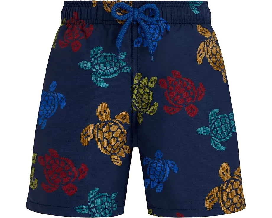 Детские плавки Vilebrequin Kids Rondes Tortues с радужным принтом черепах