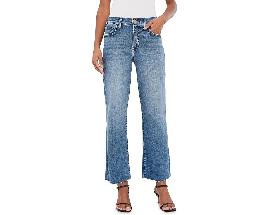 Джинсы KUT from the Kloth Petite Avery с высокой посадкой и прямым кроем