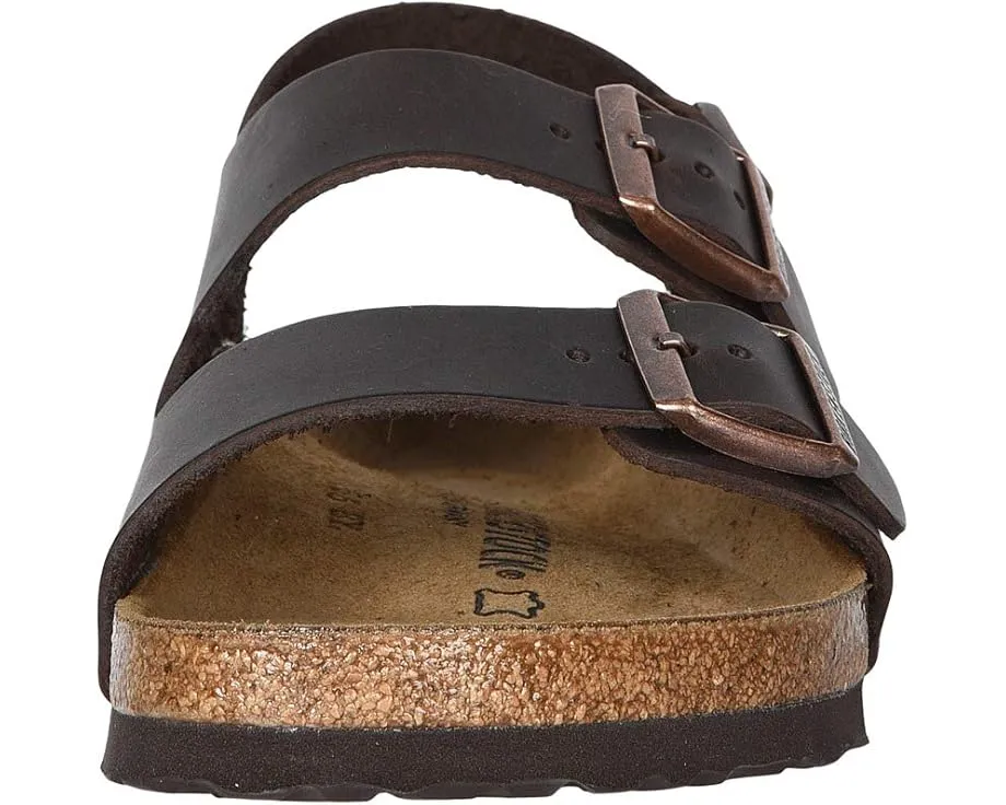 Birkenstock Сандалии Milano из промасленной кожи с открытым носком