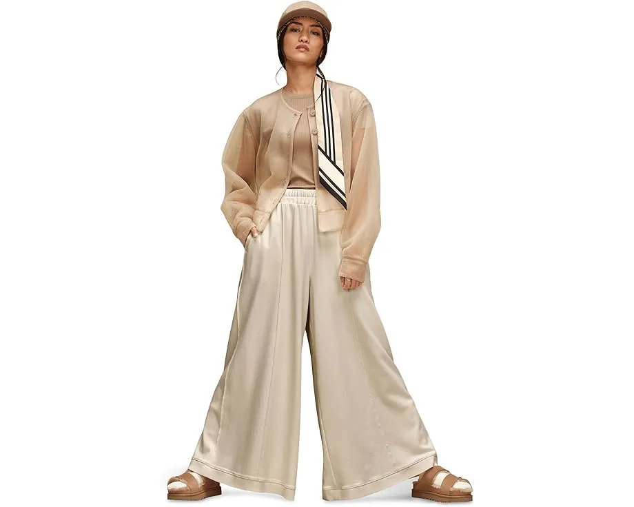 Широкие брюки Lailah Pant с высокой талией и четырьмя карманами из ответственного хлопка