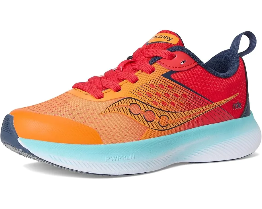 Детские кроссовки Saucony Ride KDZ с амортизацией PWRRUN и петлей на пятке