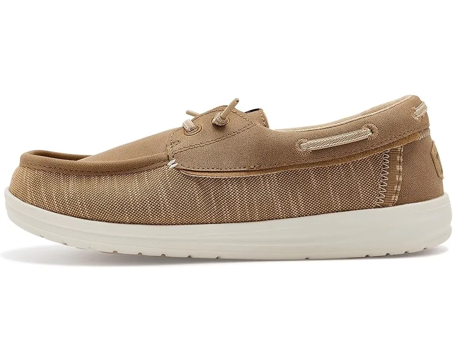 Hey Dude Kids Wells Classic легкие повседневные ботинки с эластичными шнурками