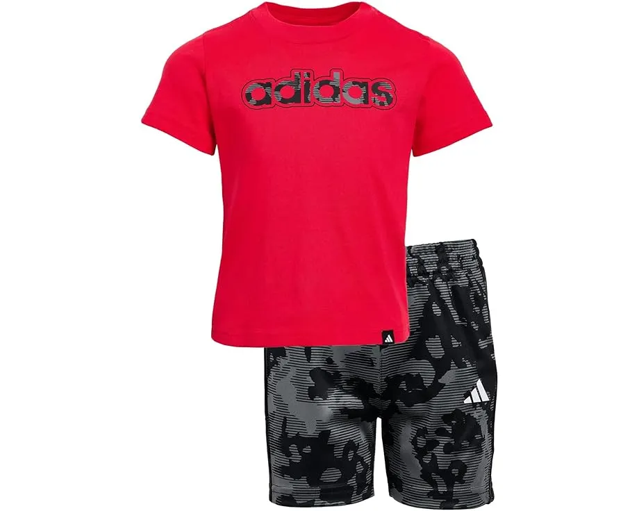 Детский комплект adidas с камуфляжным принтом для малышей