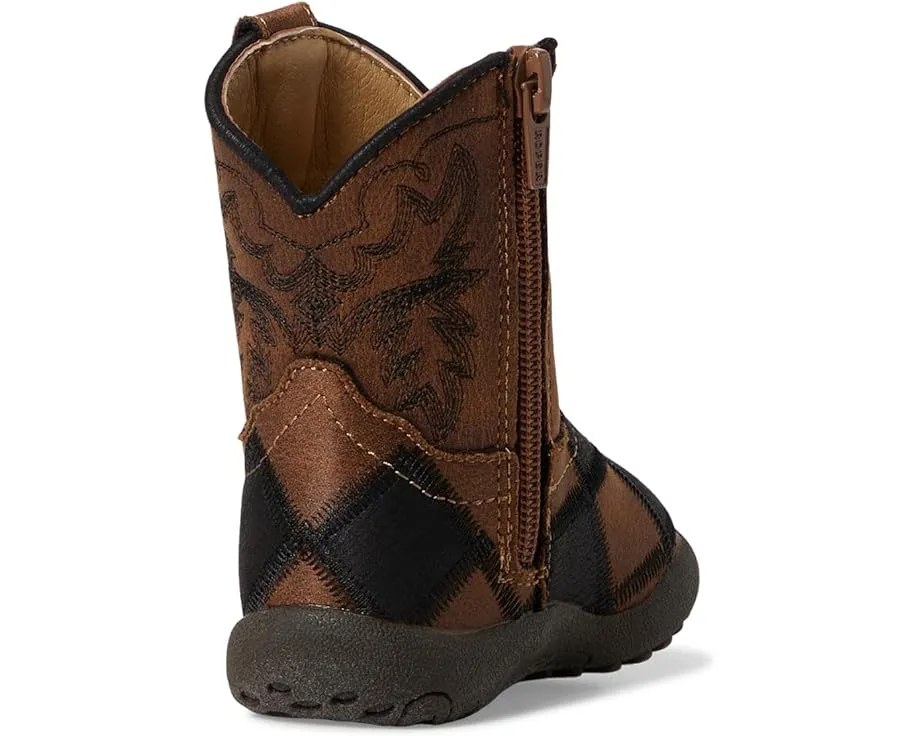 Сапоги Cowbabies Bird Blocks с цветными блоками и боковой молнией