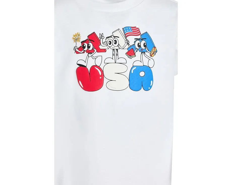 Детский комплект adidas Kids из футболки с принтом и шорт 3S