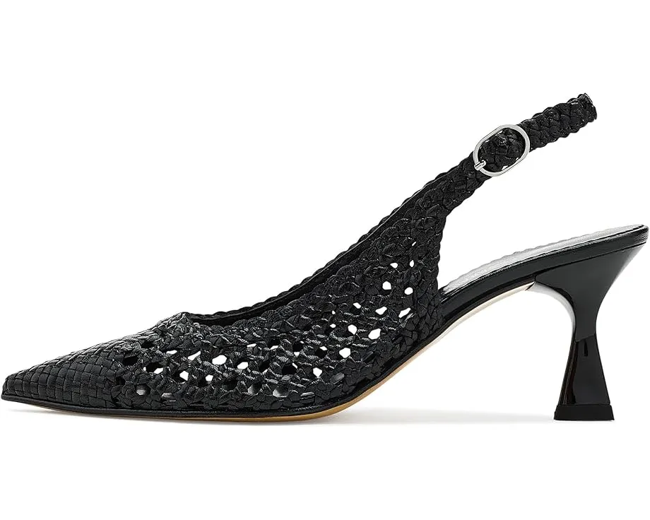 Туфли-лодочки Pump с плетеной кожей и застежкой-пряжкой La Canadienne