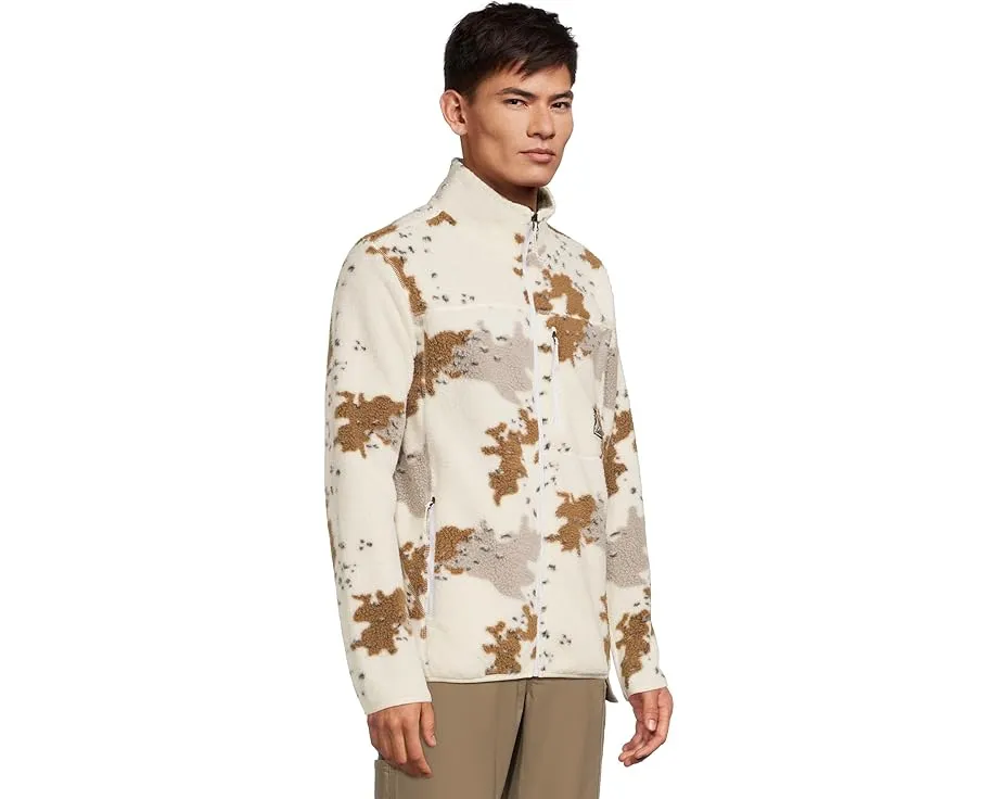 Толстовка Volcom Snow Nelson Sherpa на молнии из мягкого флиса