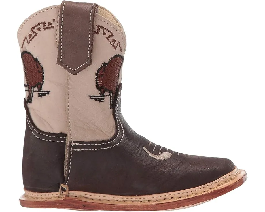Детские ковбойские сапоги Roper Kids Cowbaby Buffalo с вышивкой бизона
