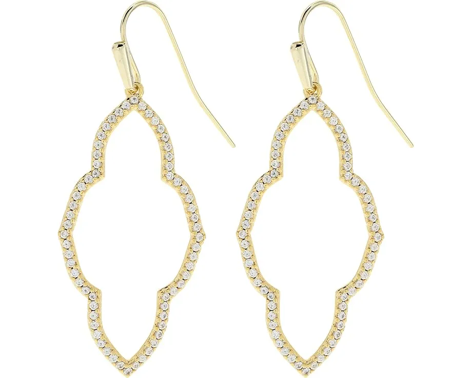 Серьги-подвески Kendra Scott Abbie Small Open Frame с открытым каркасом