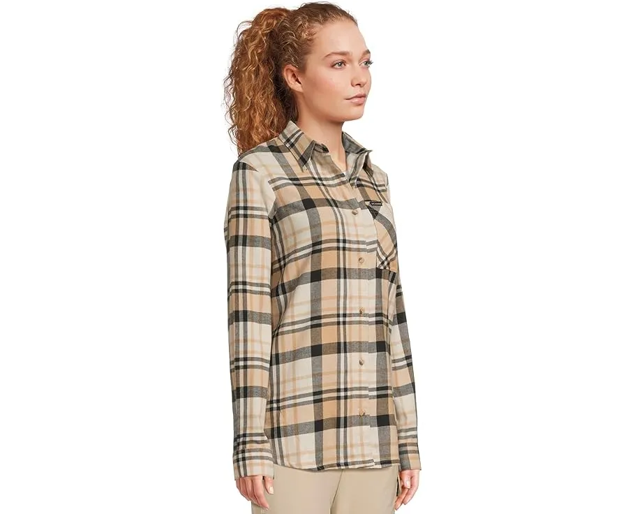 Рубашка Columbia Calico Basin Flannel с длинным рукавом и клетчатым принтом