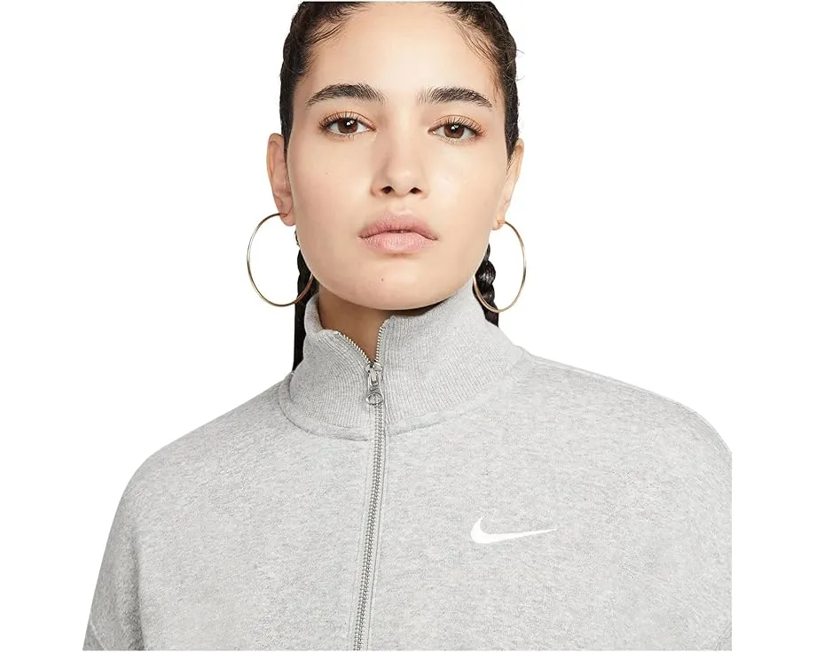 Кроп-свитшот Nike Sportswear Phoenix Fleece с молнией на 1/4