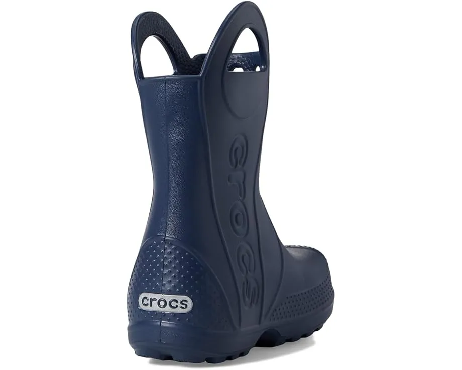 Резиновые сапоги Crocs Handle It для малышей с ручками и светоотражающим логотипом