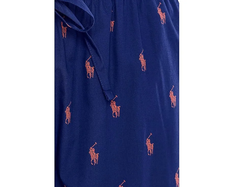 Пижамные брюки Woven PJ Pant от Polo Ralph Lauren с принтом All Over Pony Player
