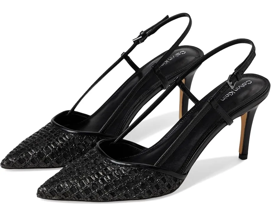 Туфли Juliesa на шпильке с острым носком и плетеным декором