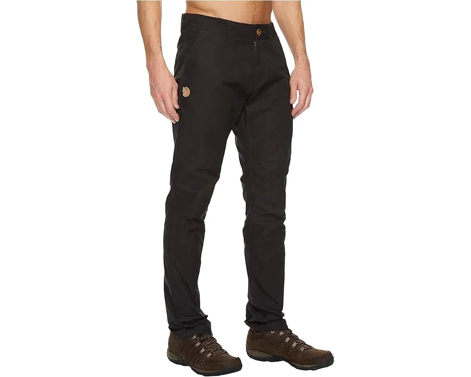 Брюки Sörmland Tapered от Fjällräven с зауженным кроем из ткани G-1000 Silent Eco