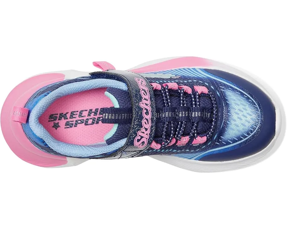 Детские кроссовки SKECHERS KIDS Tide Tech с омбре сеткой и липучкой