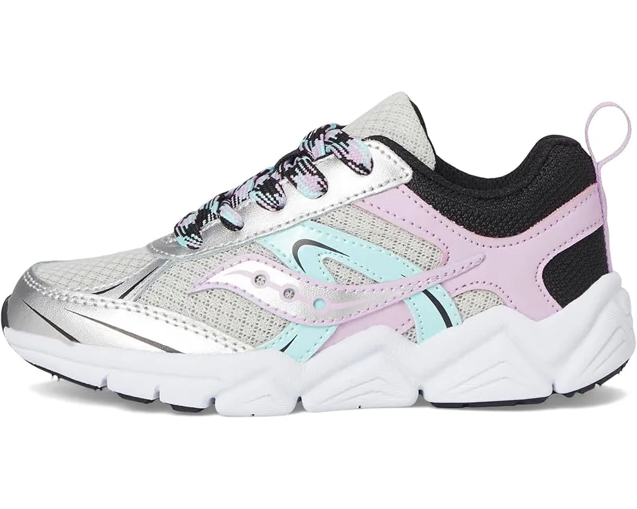 Детские кроссовки Saucony Kids Flash XT с сетчатым верхом и кожаной подметкой