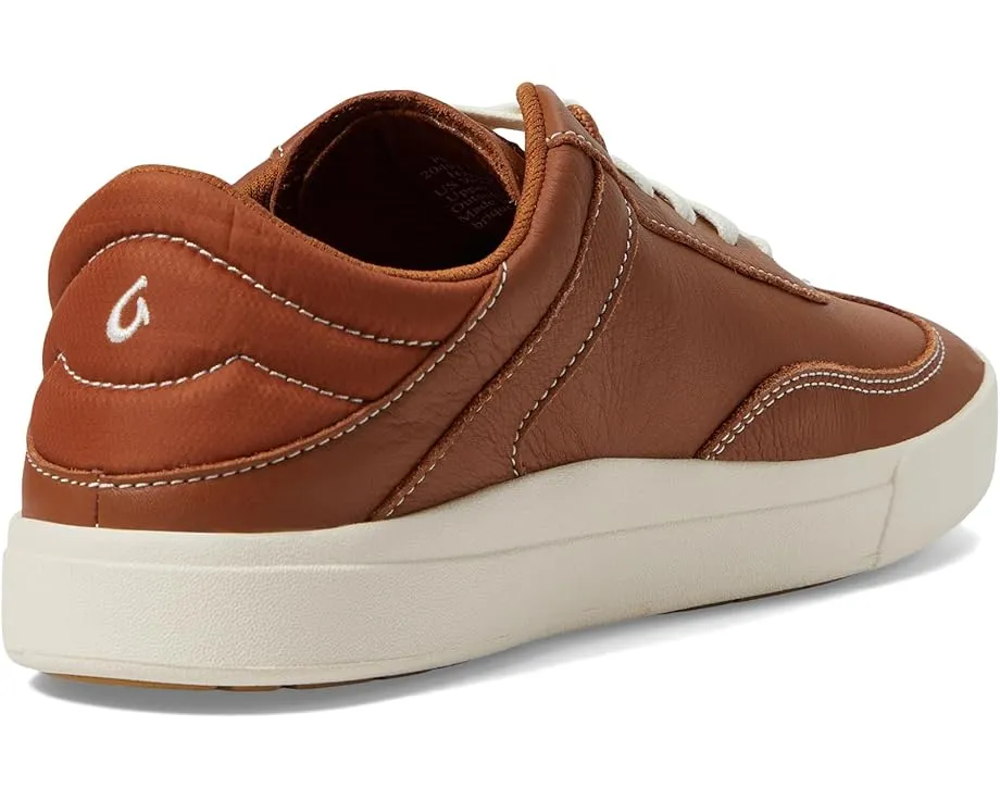 Обувь OluKai Ha'Upu из натуральной кожи с контрастной строчкой