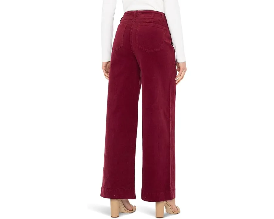 Широкие брюки Liverpool Los Angeles Utility Pocket из вельвета