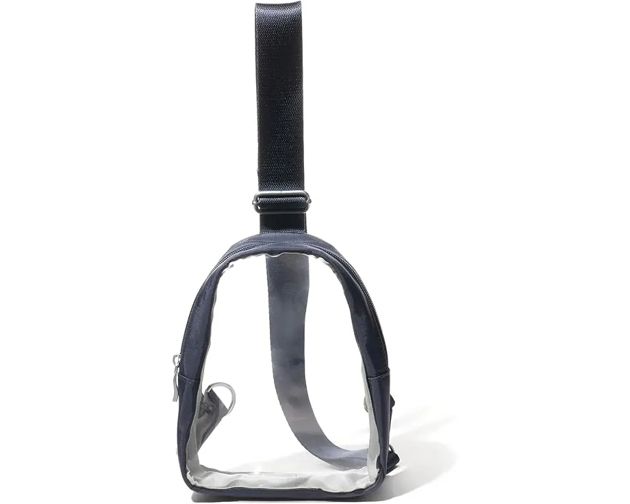 Мини-слинг Baggallini Clear Stadium с прозрачным водоотталкивающим материалом