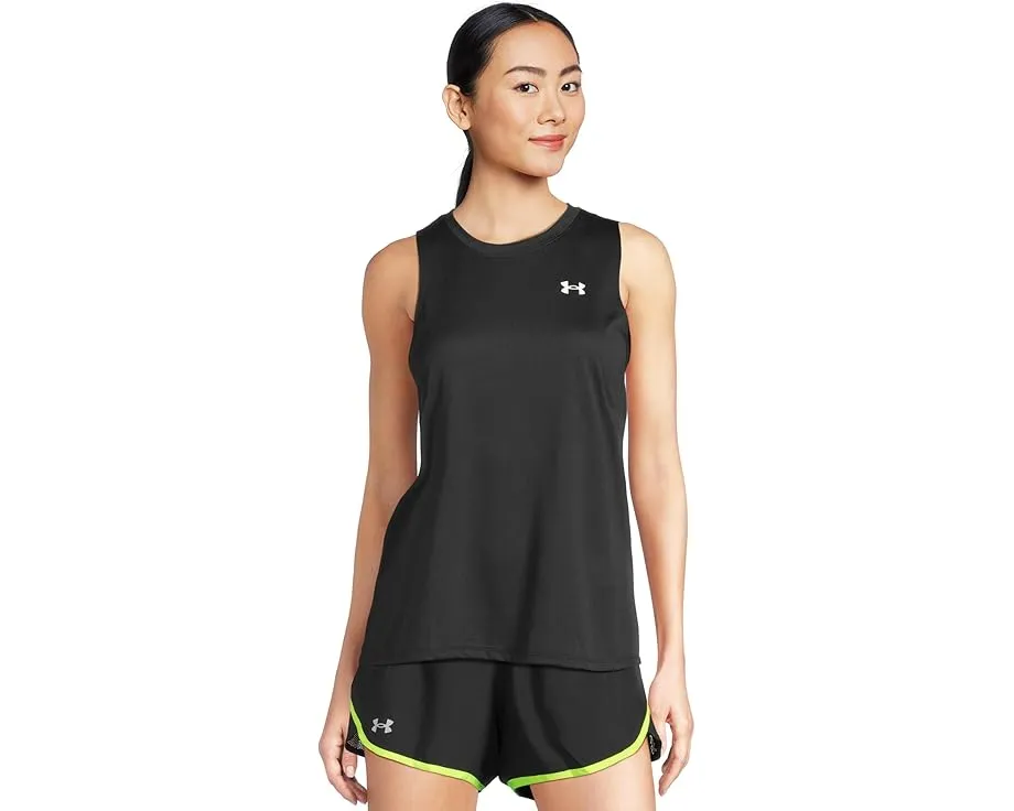 Under Armour Tech Tank Solid майка с логотипом и прямым подолом