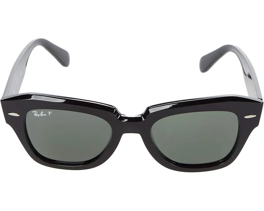 Солнцезащитные очки Ray-Ban 0RB2186 State Street с квадратной оправой из ацетата
