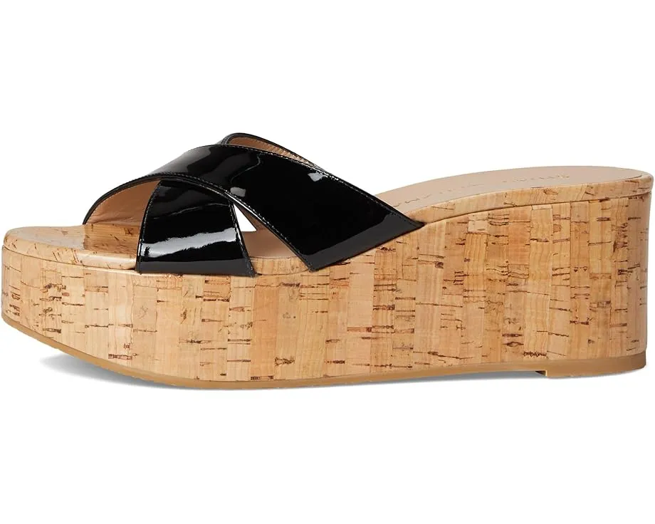 Сандалии Stuart Weitzman Dayna Wedge Slide на платформе с открытым носком