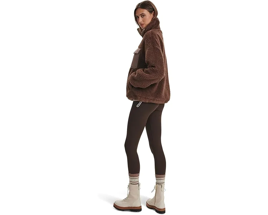 Куртка Lowell из шерпы от Varley с контрастным воротником