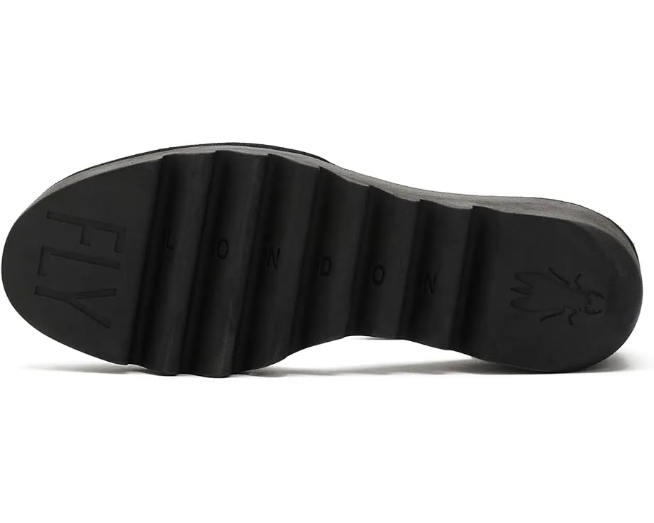 Закрытые туфли FLY LONDON Boij626fly на танкетке с ремешком на липучке