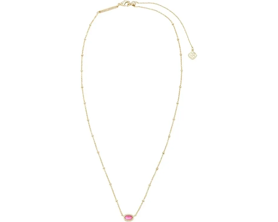 Мини кулон Kendra Scott Elisa Satellite на текстурированной цепочке