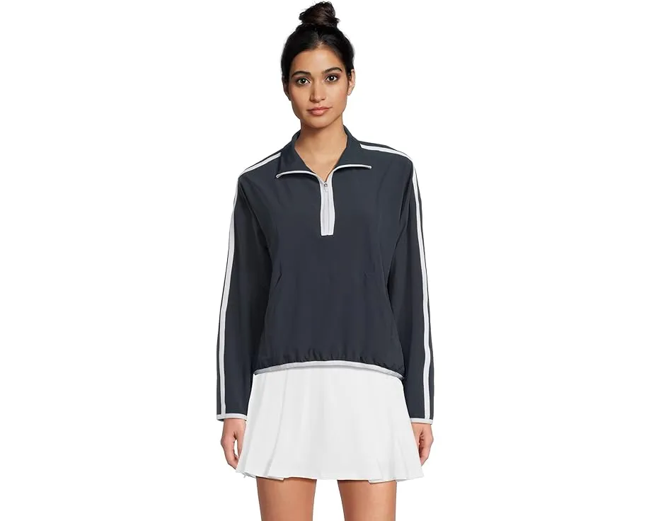 Полузипованный свитер Beyond Yoga Contrast Half Zip Pullover