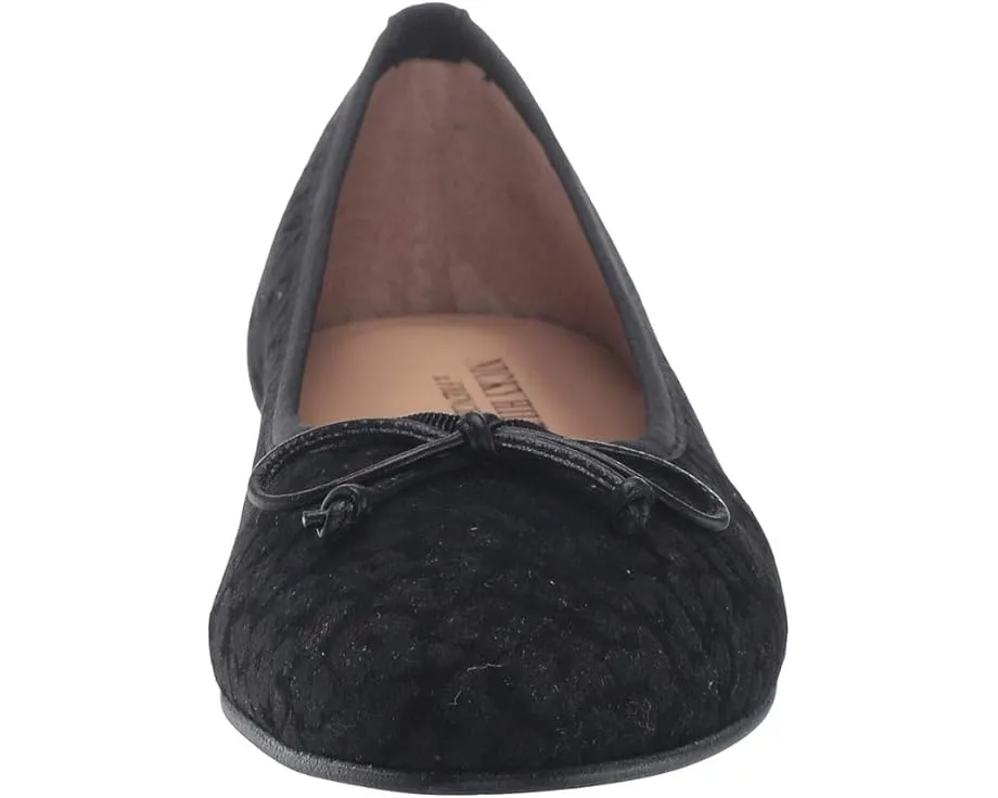 Балетки French Sole Nicky Hilton Paris с бантом и принтом под кожу рептилии