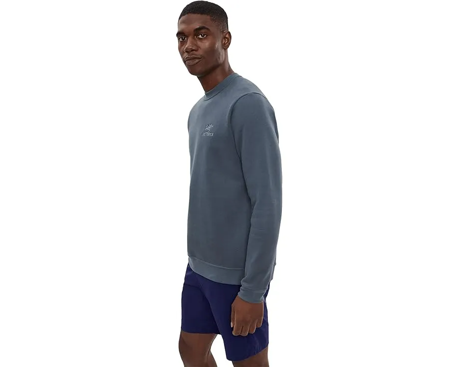 Толстовка Emblem Fleece Crew из органического хлопка с логотипом Arc'teryx