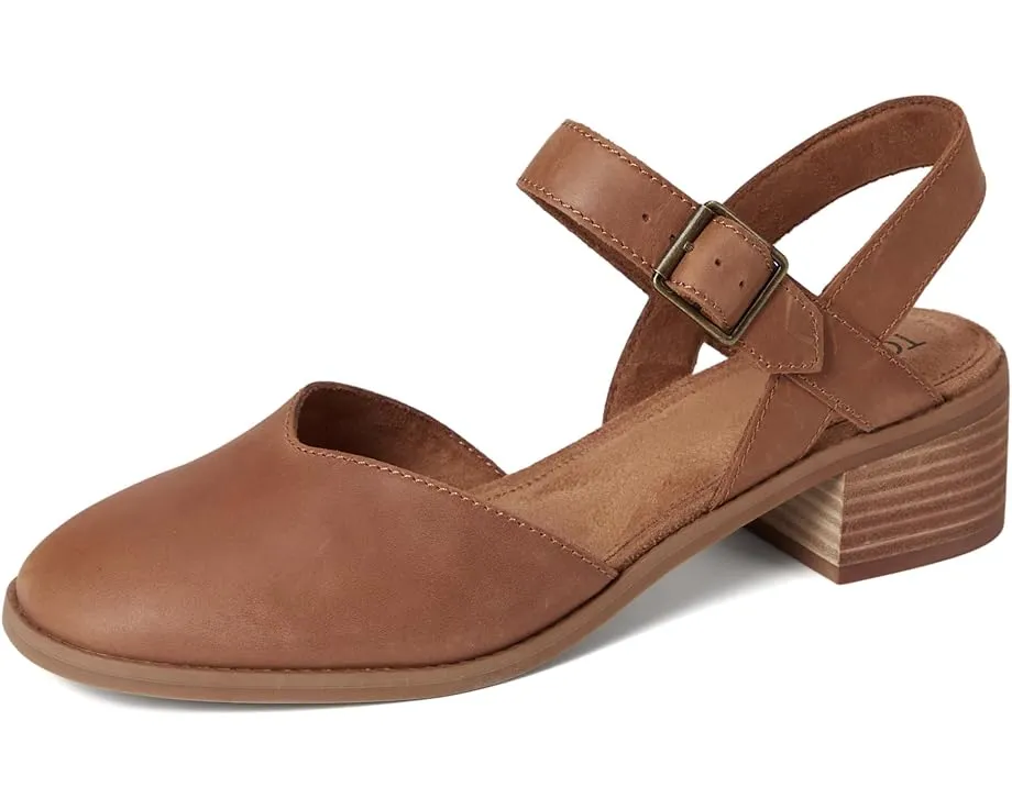 TOMS Туфли Jaclyn на устойчивом каблуке с ремешком и пряжкой