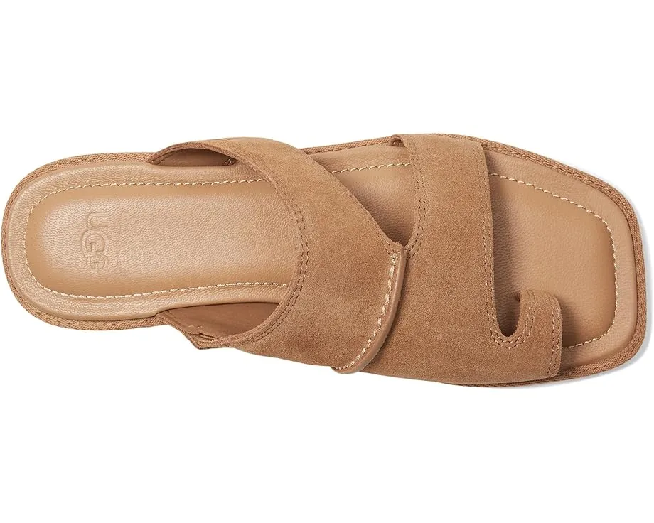 Сандалии UGG Matira с квадратным носком и кожаной подкладкой