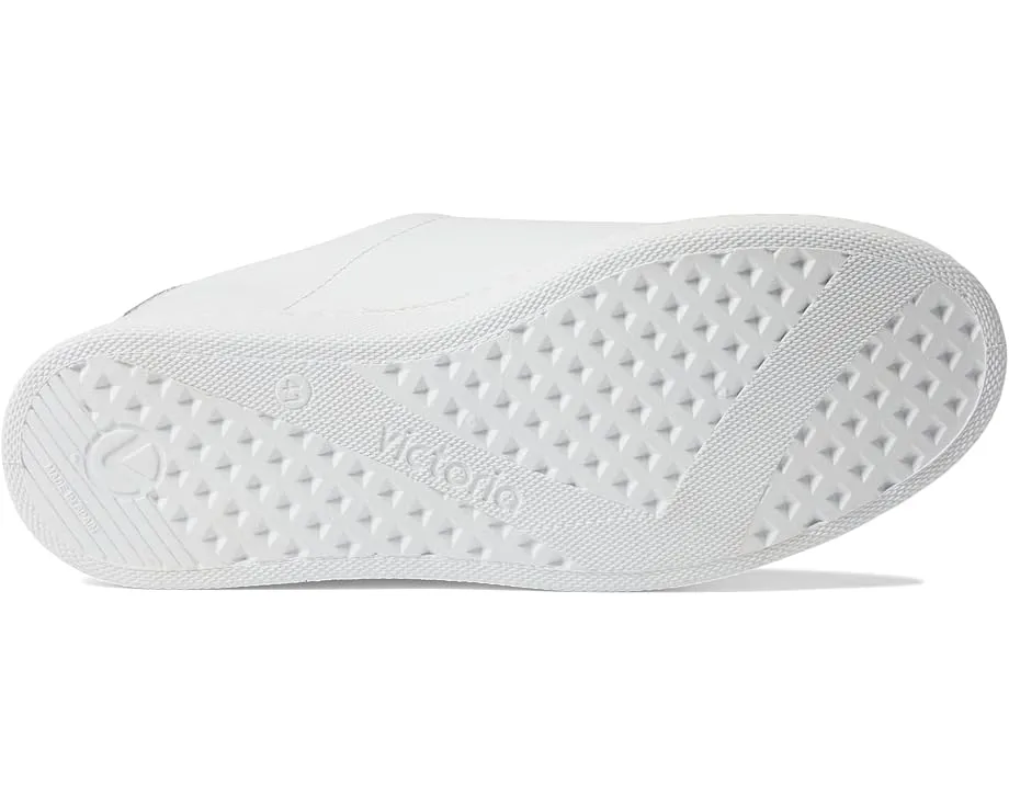 Кроссовки Victoria Tennis Leather & Glitter V с блестками и круглым носком