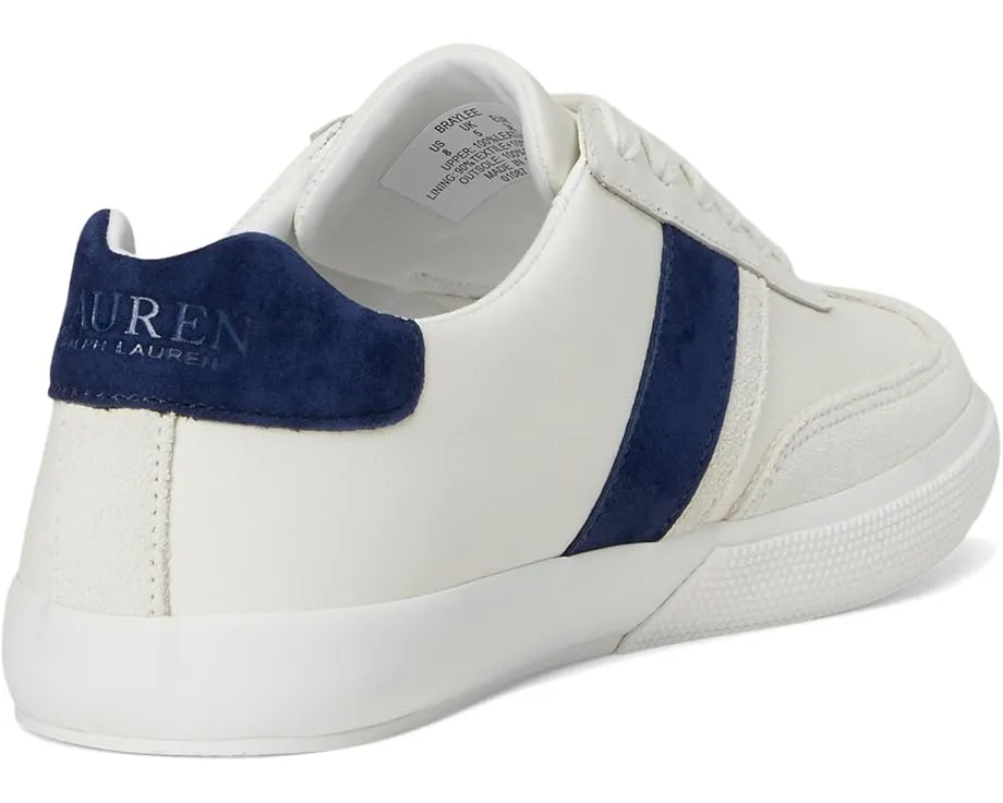 Кроссовки LAUREN Ralph Lauren Braylee двухцветные из кожи и замши