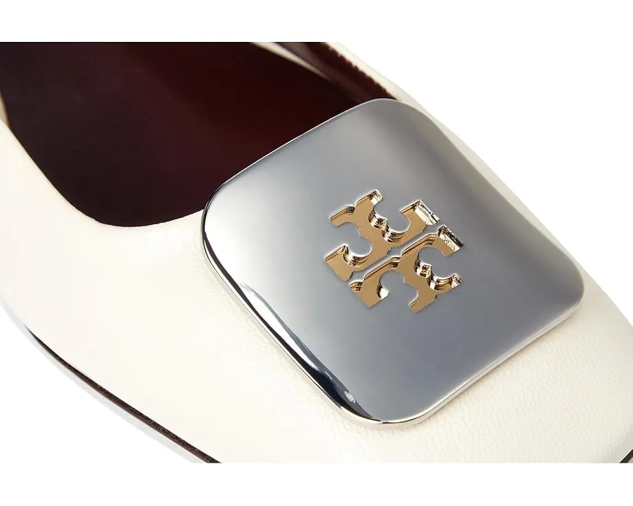 Туфли Tory Burch Georgia на квадратном каблуке 35 мм с металлической деталью