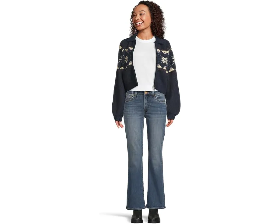 Толстовка Screen Time с узором фэр-айл и молнией спереди от Blank NYC