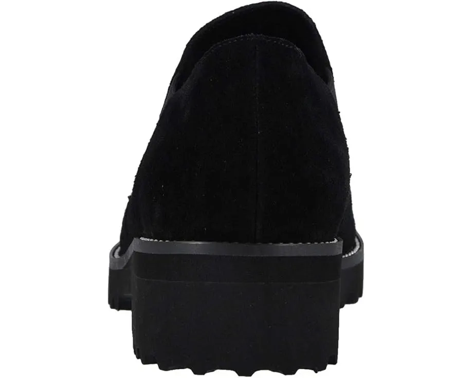 Слипоны Zivana из замши с круглым носком и массивной подошвой